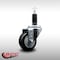 Service Caster 3'' SS Black Poly Wheel Swivel 1-1/8'' Expanding Stem Caster SCC-SSEX20S314-PPUB-BLK-118 - alternate 4